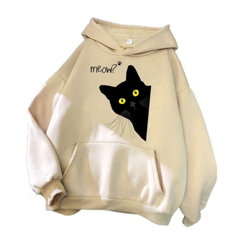 Sweat Chat Noir Curieux