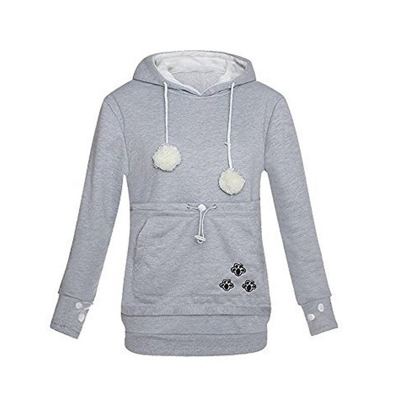 Sweatshirt Trois empreintes de Chat - Vraiment-chat