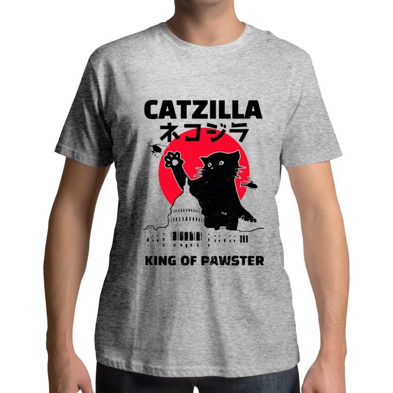 T-shirt Catzilla King of Pawsters - Vraiment-chat