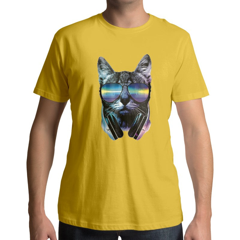 T-Shirt Chat 3D Cool Cat - Vraiment-chat