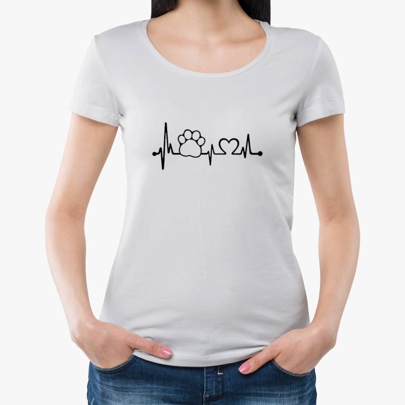 T-Shirt Chat Battement de Coeur - Vraiment-chat