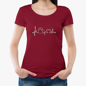 T-Shirt Chat Battement de Coeur - Vraiment-chat