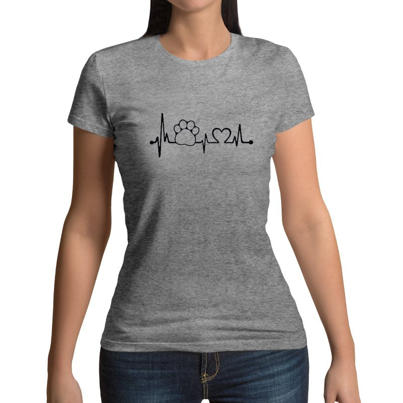 T-Shirt Chat Battement de Coeur - Vraiment-chat