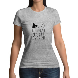 t-shirt chat love mon chat m'aime - Vraiment-chat