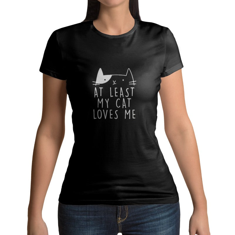 t-shirt chat love mon chat m'aime - Vraiment-chat