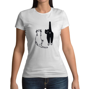 t-shirt avec Deux Chats - Vraiment-chat