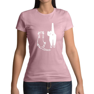 t-shirt avec Deux Chats - Vraiment-chat