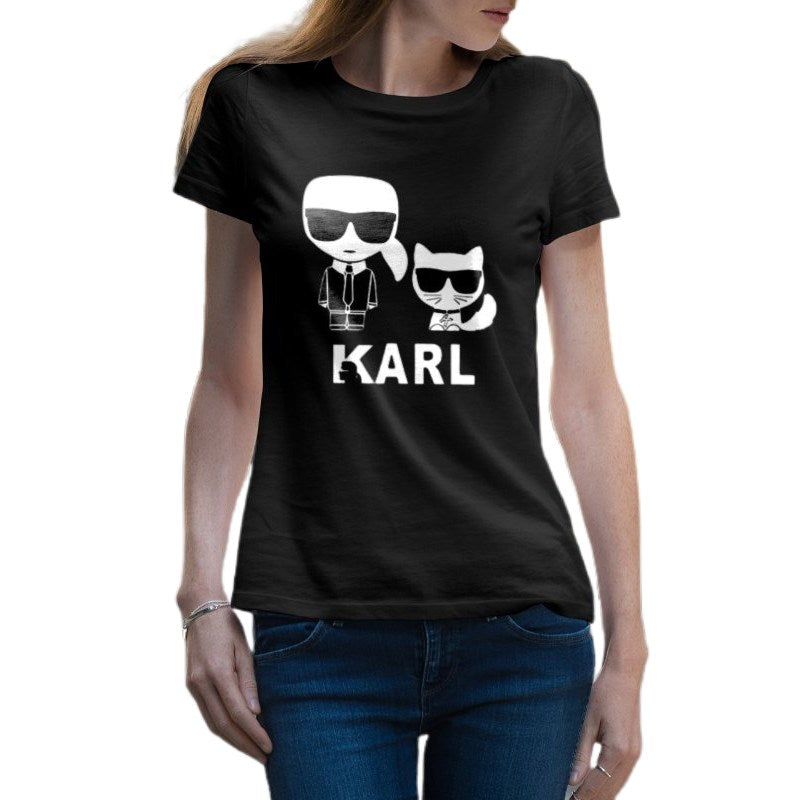 T-Shirt Chat Karl Lagerfeld - Vraiment-chat