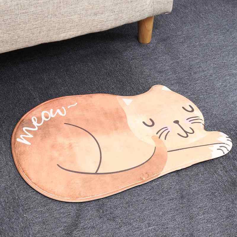 Tapis de sol Chat Orange - Vraiment-chat