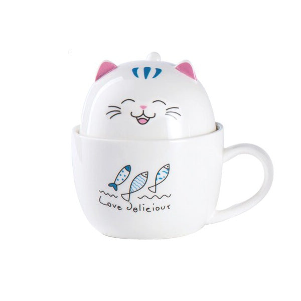 Tasse à Thé Chat et Poisson - Vraiment-chat