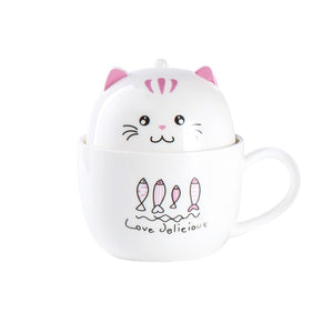 Tasse à Thé Chat et Poisson - Vraiment-chat