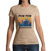 Tee shirt logo chat PEW PEW